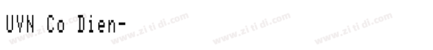 UVN Co Dien字体转换